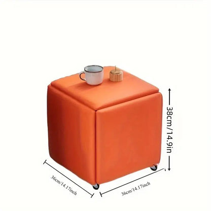 Tabouret métallique coloré 5-en-1