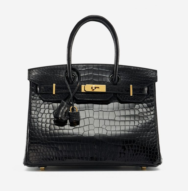 Birkin Crocodile Porosus Noir