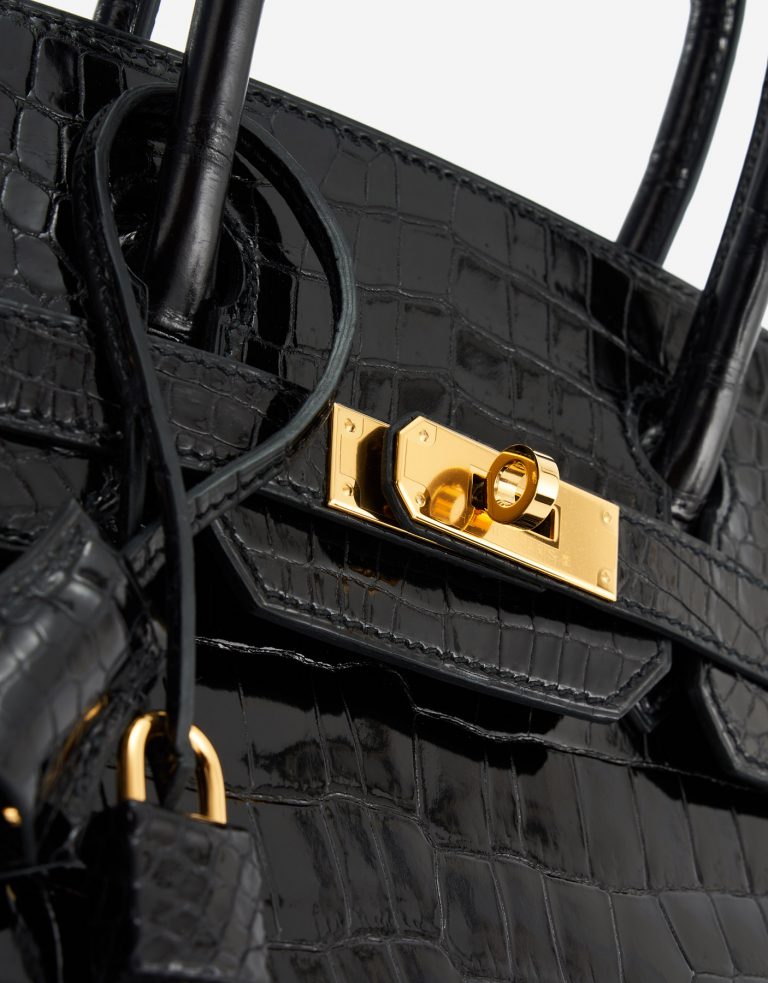 Birkin Crocodile Porosus Noir