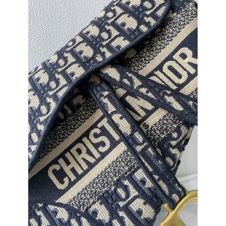 Dior Sac à main Saddle Bleu